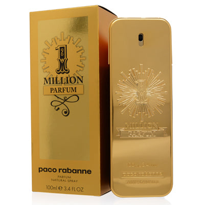 Paco Rabanne Paco Rabanne1 Million Men Parfum Spray for Men, 3.4 oz (100 ml)