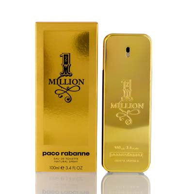 Paco Rabanne Paco Rabanne1 Million Men Eau de Toilette Spray for Men, 3.3 oz (100 ml)