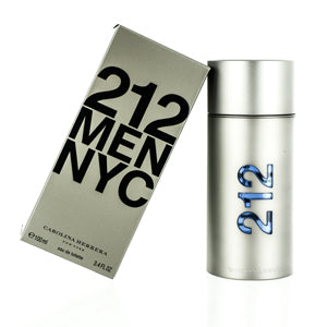 Carolina Herrera 212 Nyc for Men Eau de Toilette Spray for Men, 3.3 oz (100 ml)
