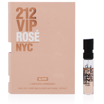 Carolina Herrera 212 Vip Rose Elixir Eau de Parfum Spray for Women, 0.05 oz (1 ml)