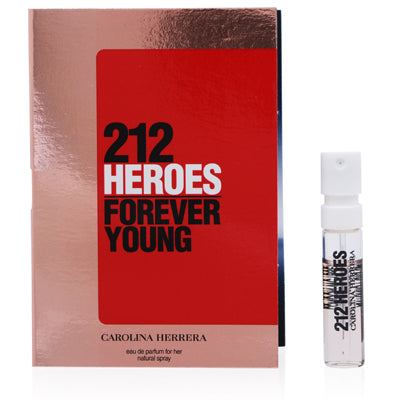 Carolina Herrera 212 Heroes Forever Young Eau de Parfum Spray for Women, 0.05 oz (1 ml)
