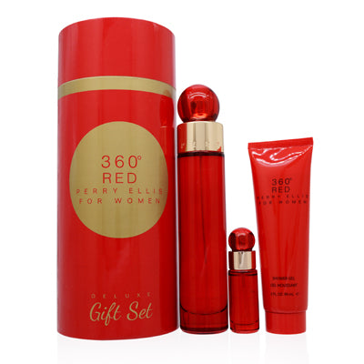 Perry Ellis 360 Red for Women Gift Set for Women