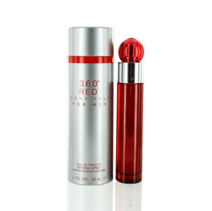 Perry Ellis 360 Red for Men Eau de Toilette Spray for Men, 1.7 oz (50 ml)