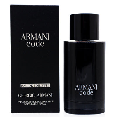 Giorgio Armani Armani Code for Men Edt Refillable 2.5 OZ for Men