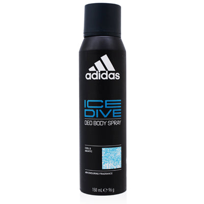 Coty Adidas Ice Dive DEODORANT & BODY SPRAY 5.0 OZ for Men