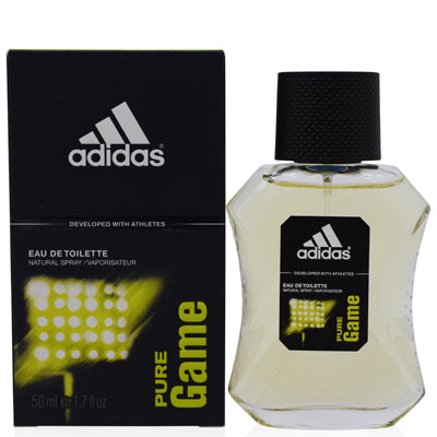 Coty Adidas Pure Game Eau de Toilette Spray for Men, 1.7 oz (50 ml)