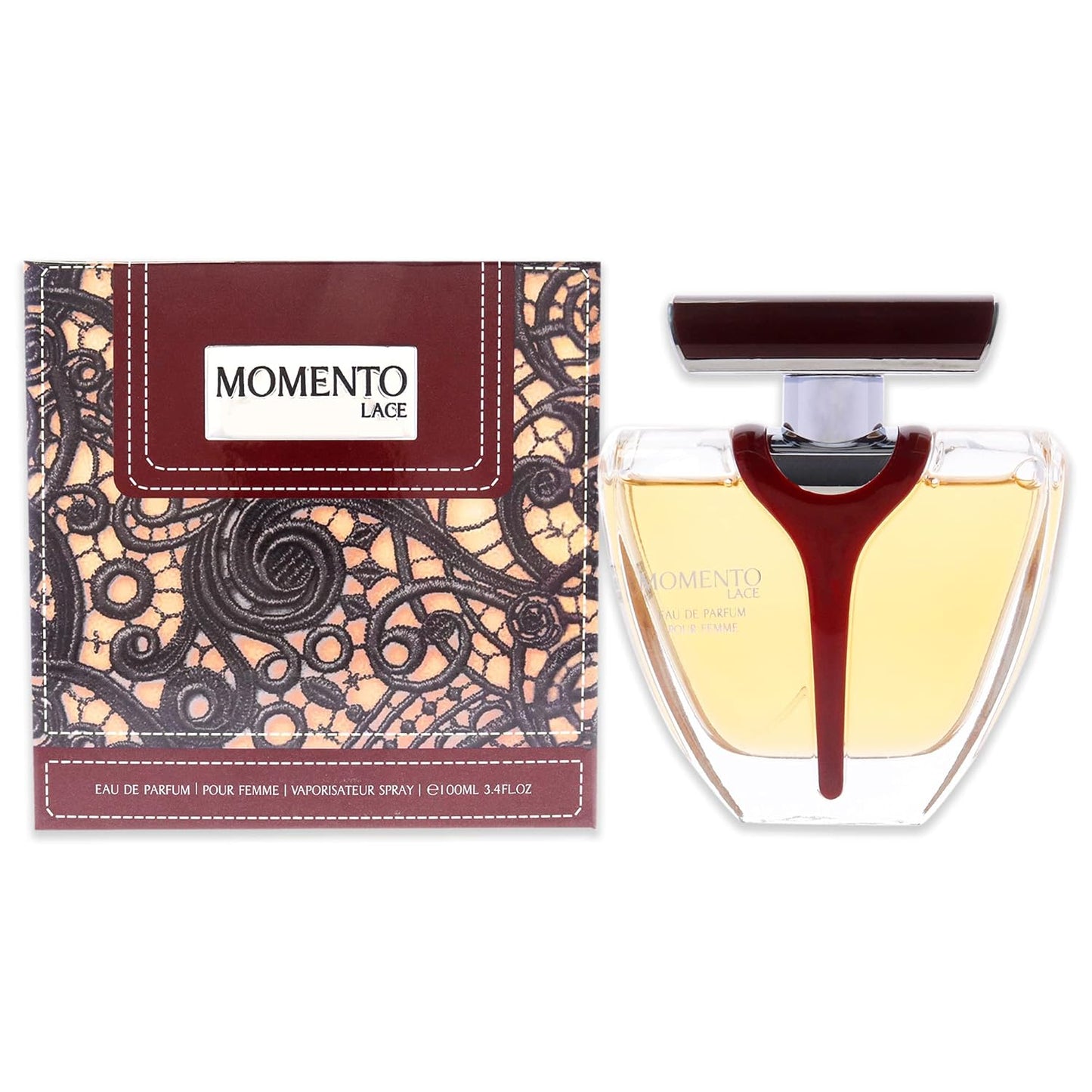 Armaf Momento Lace for Women Eau de Parfum Spray 3.4 Ounce