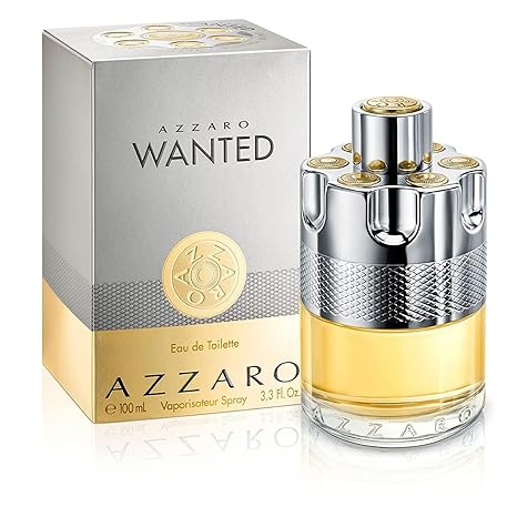 Azzaro Wanted Eau de Toilette Spray Luxury Perfumes for Men 3.4 oz