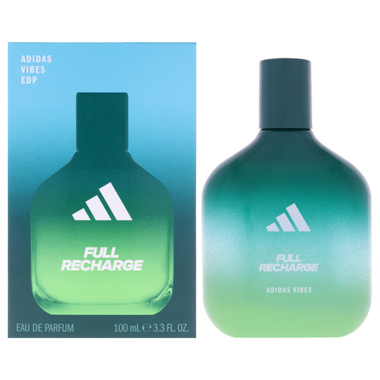 Adidas Vibes Full Recharge 3.3 oz EDP Spray for Unisex