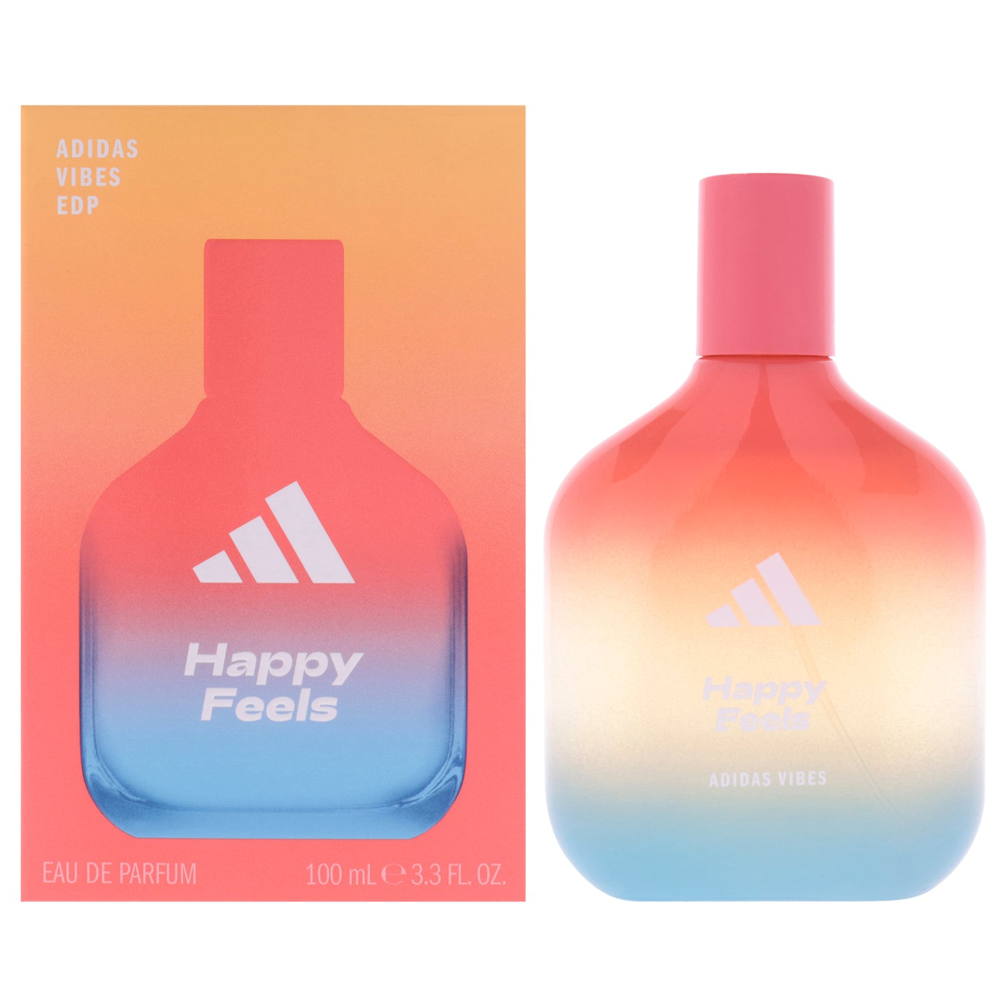 Adidas Vibes Happy Feels 3.3 oz EDP Spray for Unisex