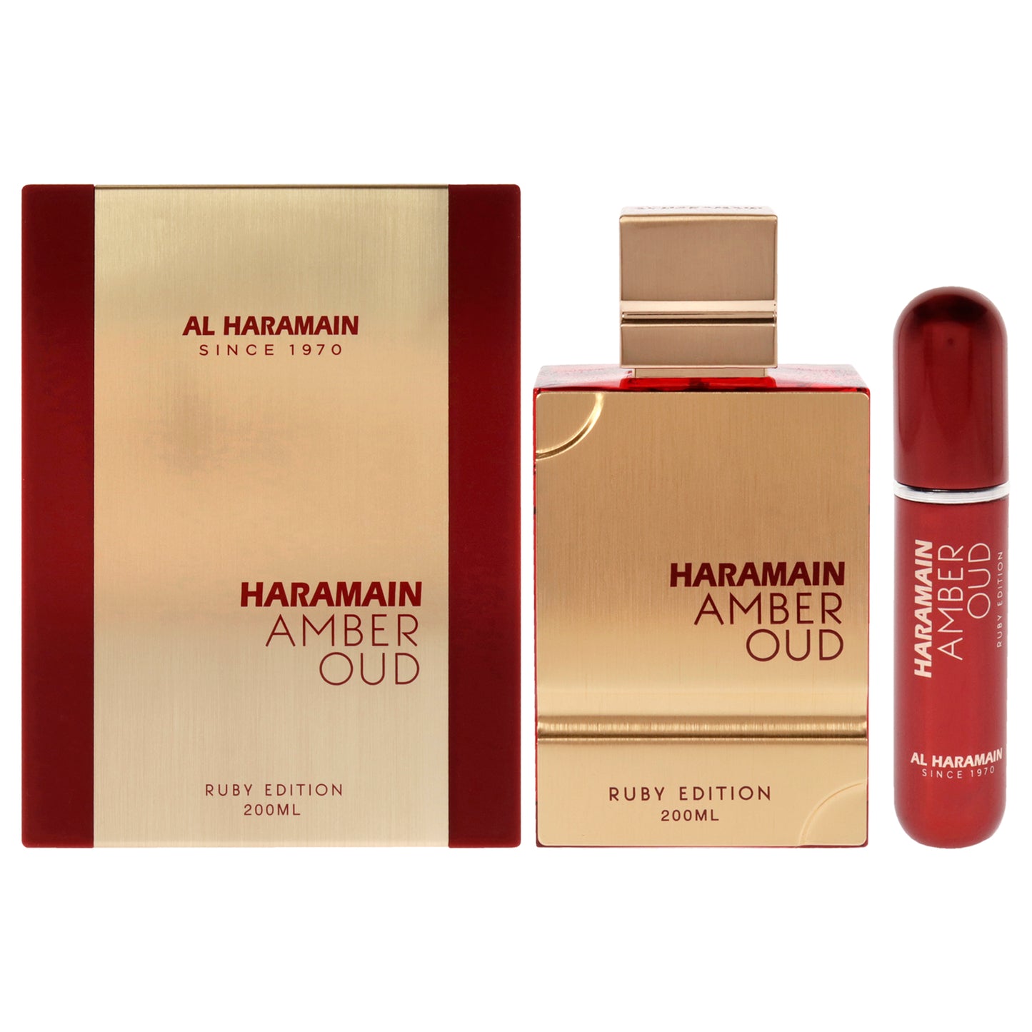 Al Haramain Amber Oud Ruby Edition - Arabian Perfume for Women and Men Unisex Amber Perfume Long Lasting Perfume for Men and Women 4 oz