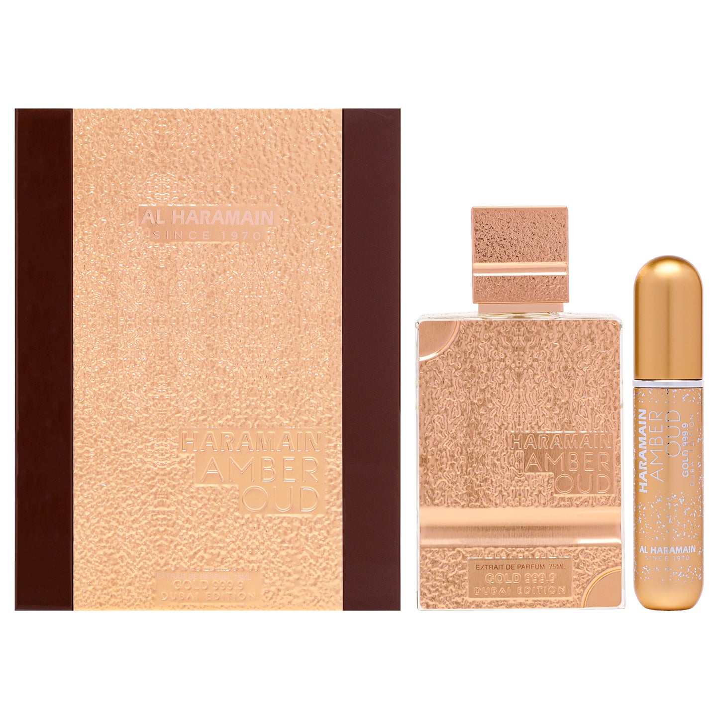 Al Haramain Amber Oud Gold 999.9 - Dubai Edition Extrait De Parfum Spray for Unisex