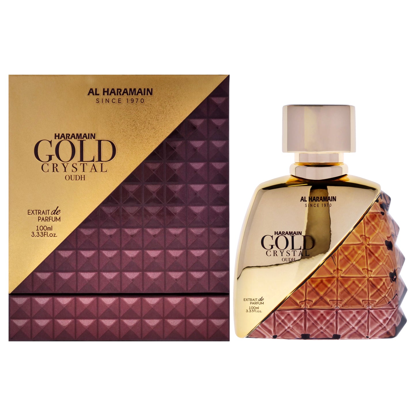 Al Haramain Gold Crystal - Oudh 3.33 oz EDP Spray for Unisex