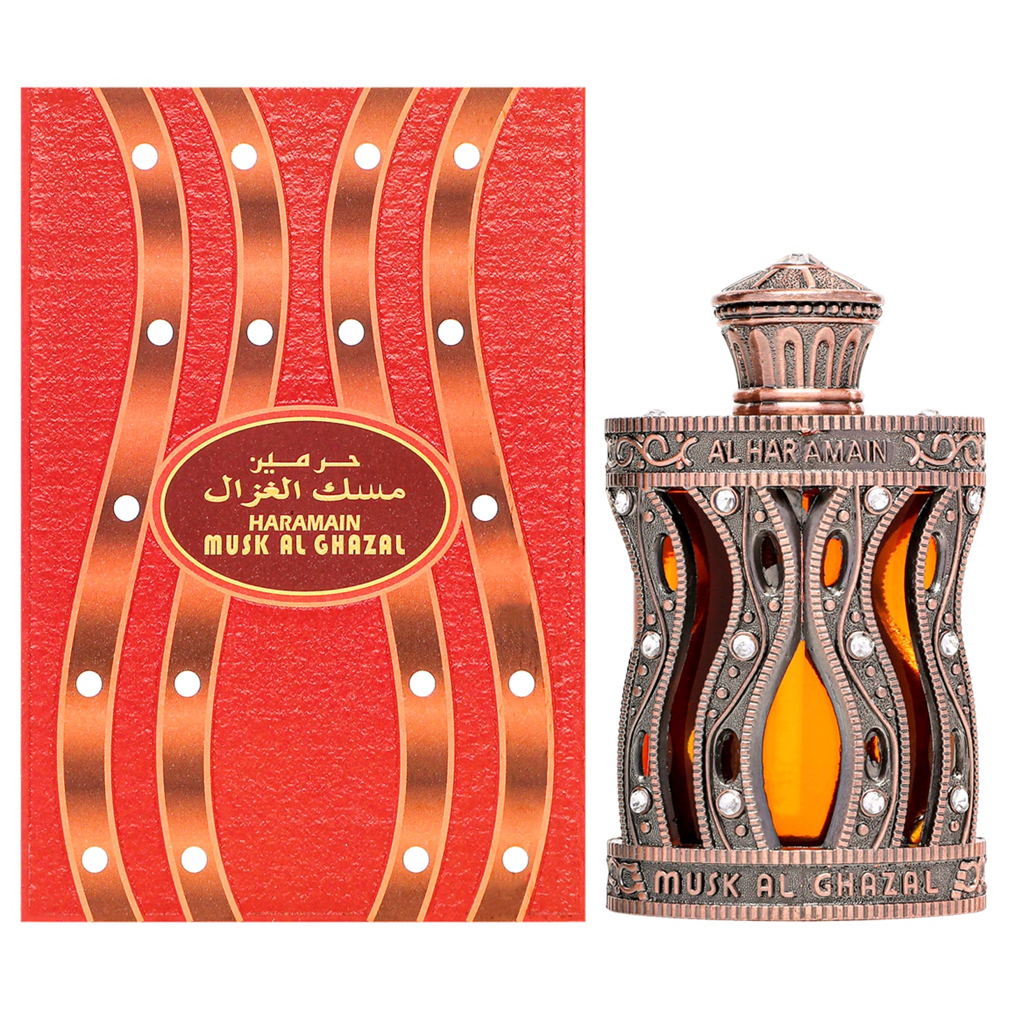 Al Haramain Musk - Al Ghazal 1.01 oz Concentrated Perfume Oil for Unisex