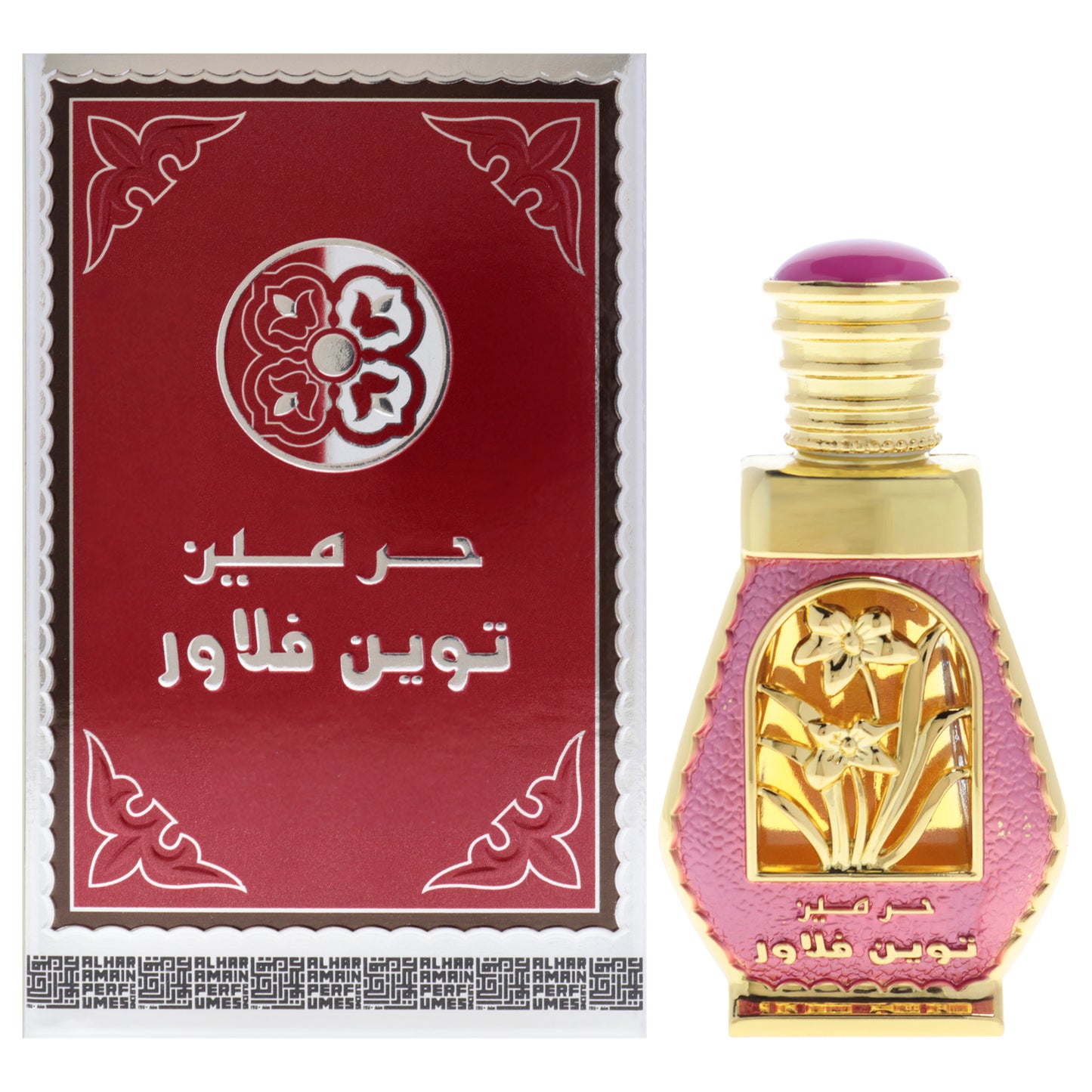 Al Haramain Twin Flower 0.5 oz Concentrated Perfume Oil for Women