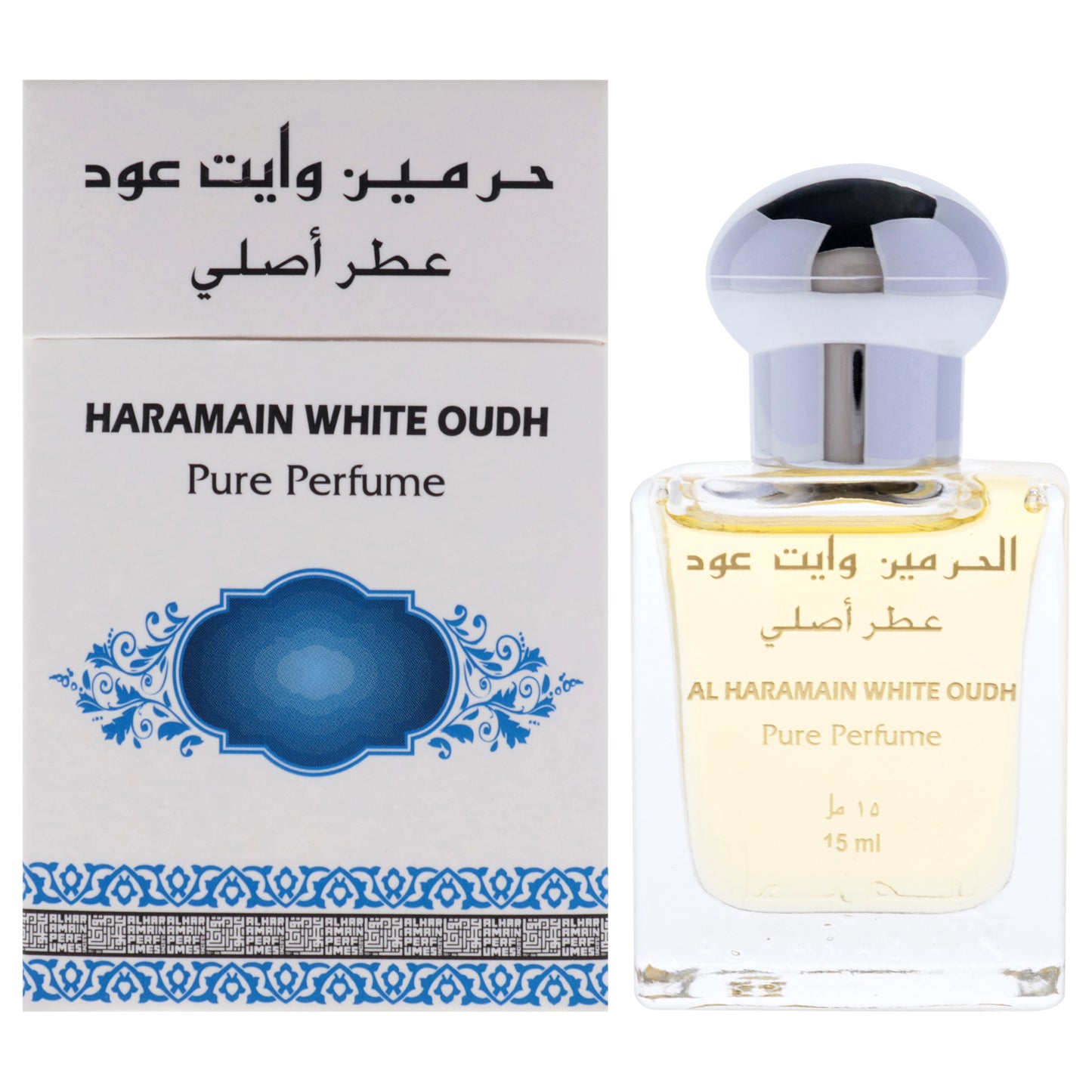Al Haramain White Oudh 0.5 oz Parfum Oil Rollerball for Unisex
