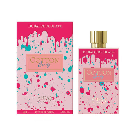 Anfar Dubai Chocolate - Cotton Candy 2.7 oz Extrait De Parfum Spray for Women
