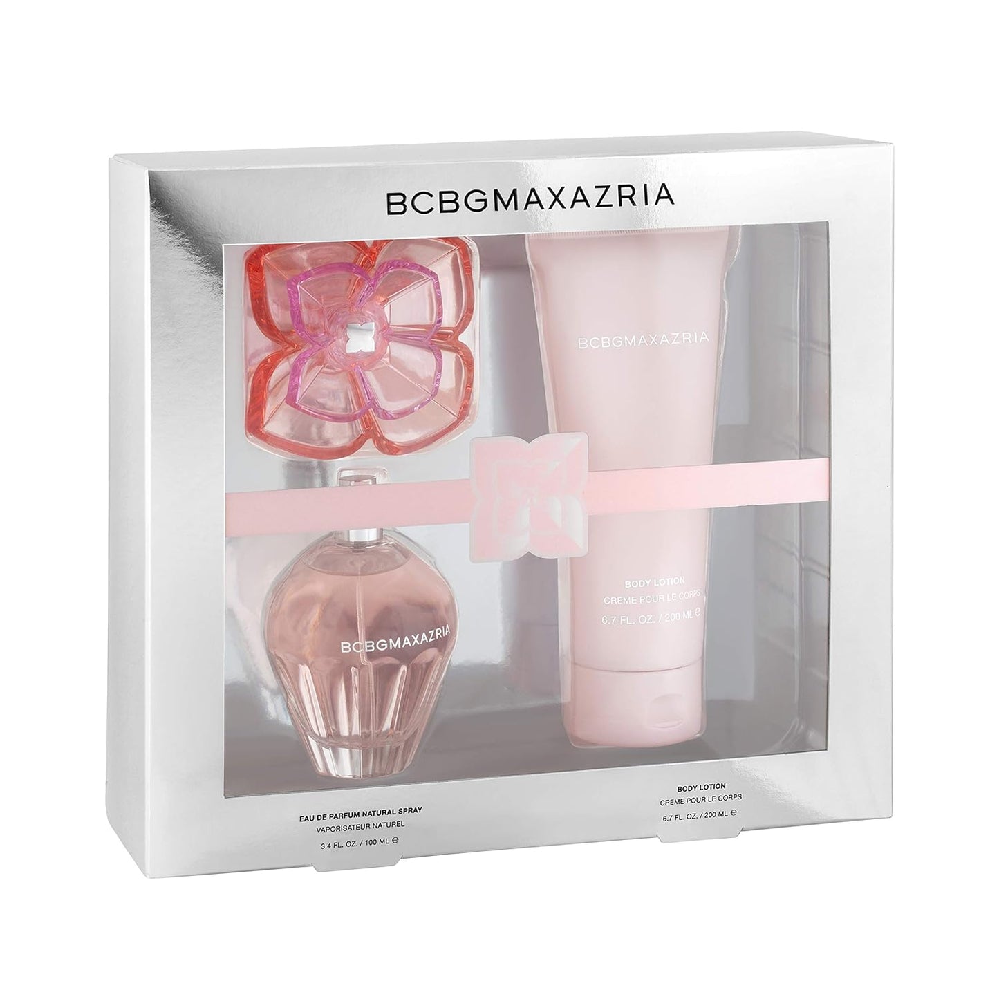 BCBG MAX AZRIA 2 Piece Fragrance Giftset for Women Classic (3.4oz/100ml EDP Perfume + 6.7oz/200ml Body Lotion)
