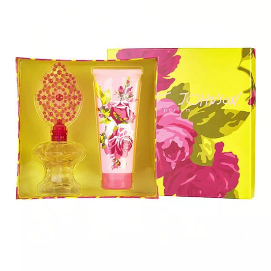 Betsey Johnson by Betsey Johnson for Women - 2 Pc Gift Set 3.4oz EDP Spray, 6.7oz Body Lotion