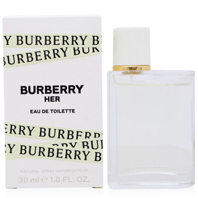Burberry Her Eau de Toilette Spray for Women, 1 oz (30 ml)