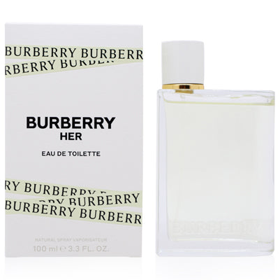 Burberry Her Eau de Toilette Spray for Women, 3.3 oz (100 ml)