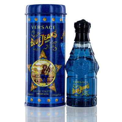 Versace Blue Jeans Eau de Toilette 2.5 OZ for Men
