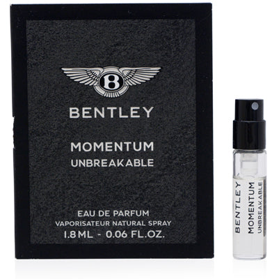 Bentley Fragrances Bentley Momentum Unbreakable Eau de Parfum Spray for Men, 0.06 oz (2 ml)