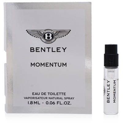 Bentley Fragrances Bentley Momentum Eau de Toilette Spray for Men, 0.06 oz (2 ml)