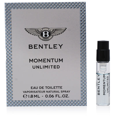 Bentley Fragrances Momentum Unlimited Eau de Toilette Spray for Men, 0.06 oz (2 ml)