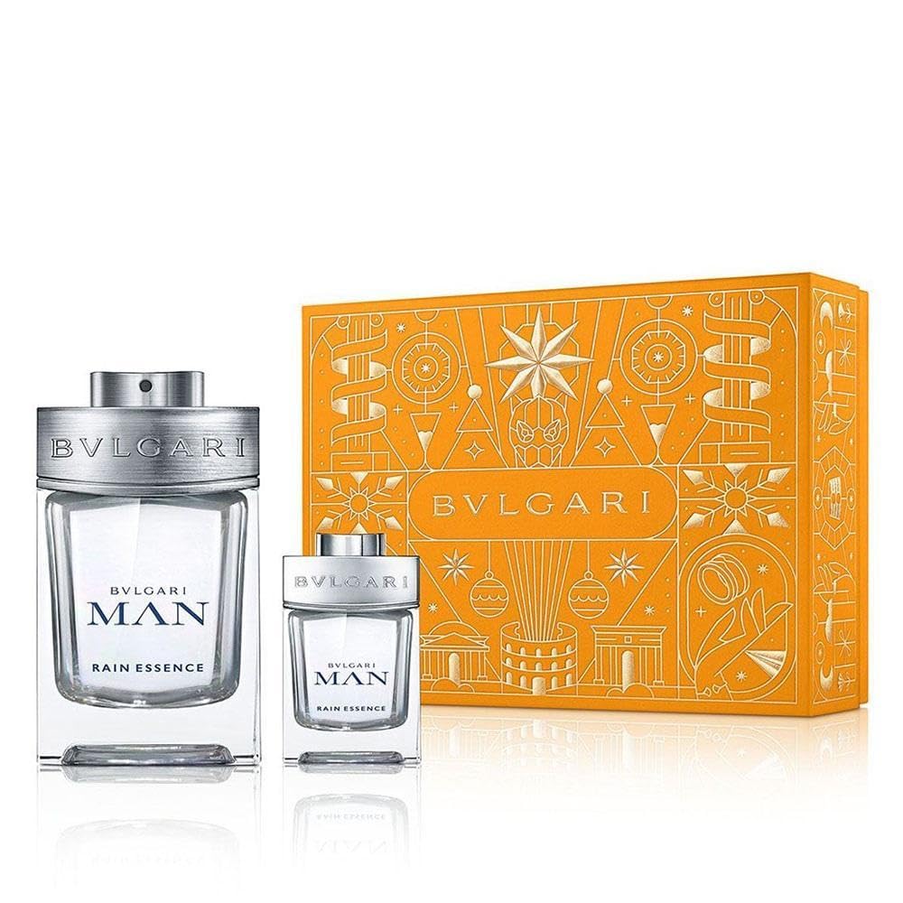 Bvlgari Man Rain Essence EDP Giftset (3.4 fl. oz + 0.5 fl. oz Travel-Sized)
