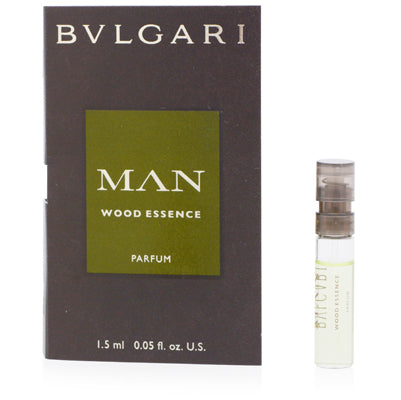 Bulgari Man Wood Essence Parfum Spray for Men, 0.05 oz (1 ml)
