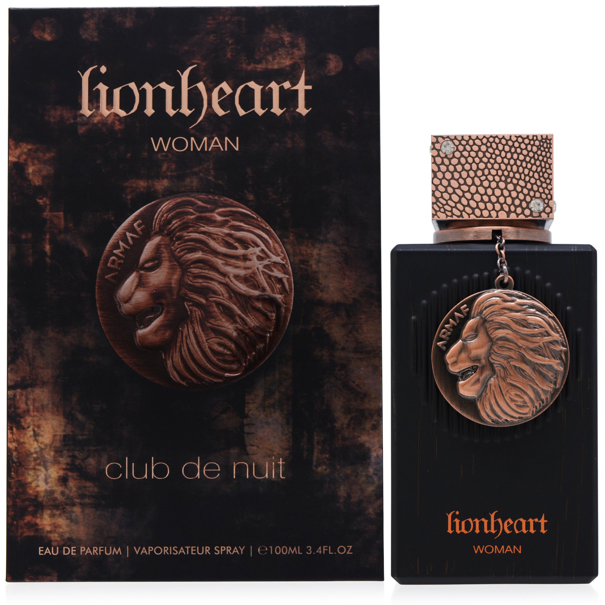 Armaf Club de Nuit Lionheart Eau de Parfum Spray for Women, 3.4 oz (100 ml)