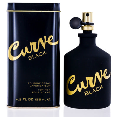 Liz Claiborne Curve Black Men Cologne Spray for Men, 4.2 oz (125 ml)
