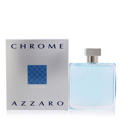 Azzaro Chrome Eau de Toilette Spray for Men, 3.3 oz (100 ml)
