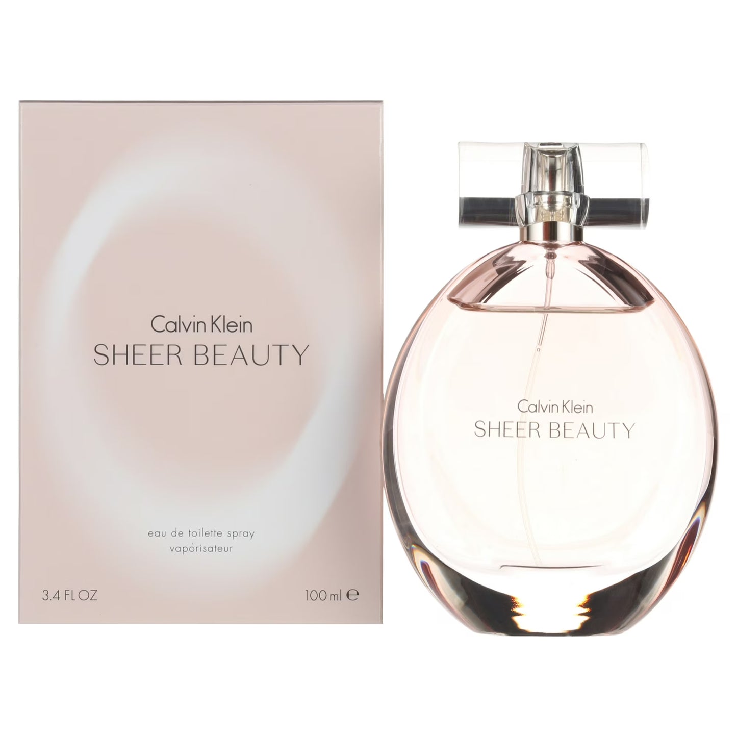 Calvin Klein Sheer Beauty Eau De Toilette Spray for Women 3.4 oz