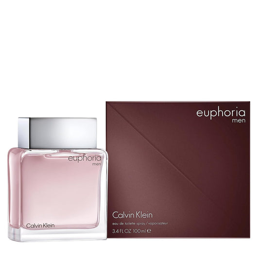 Calvin Klein Euphoria Eau de Toilette Chypre Men's Cologne Long Lasting Fragrance 1.6 oz | 3.4 oz