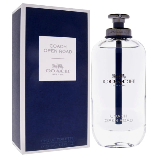 Coach Open Road Eau De Toilette Natural Spray, Cologne for Men, 3.4oz