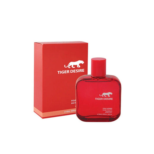 Cosmo Designs Men's Tiger Desire Eau De Toilette 3.4 oz