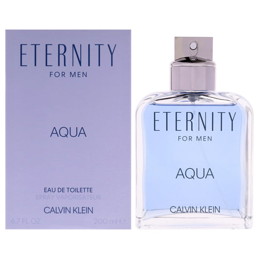Calvin Klein Eternity Aqua Eau De Toilette Woody Men's Cologne Long Lasting Fragrance 3.4 oz | 6.7oz
