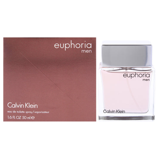 Calvin Klein Euphoria Eau de Toilette Chypre Men's Cologne Long Lasting Fragrance 1.6 oz | 3.4 oz