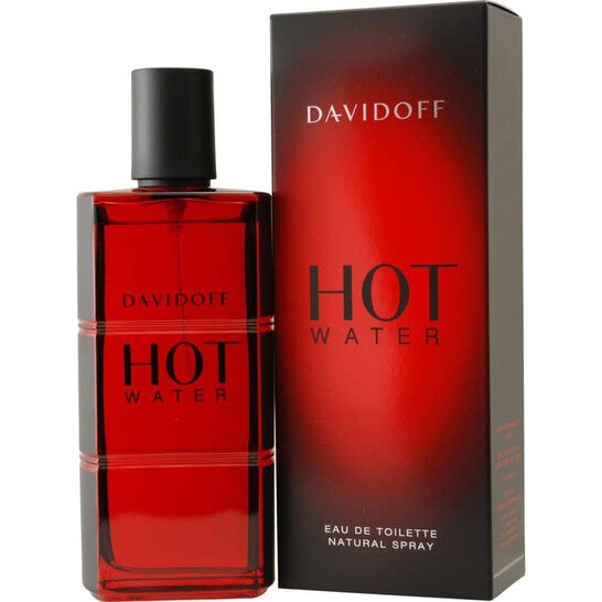 Davidoff Hot Water Eau de Toilette For Men Luxury Perfumes for Men 3.7oz