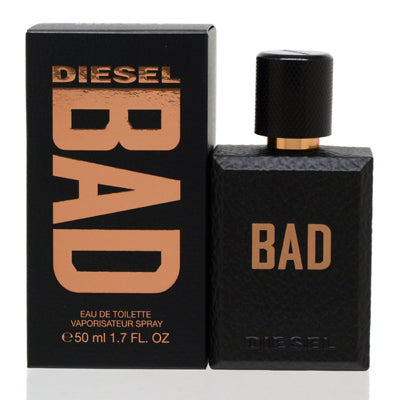 Diesel Bad Eau de Toilette Spray for Men, 1.7 oz (50 ml)