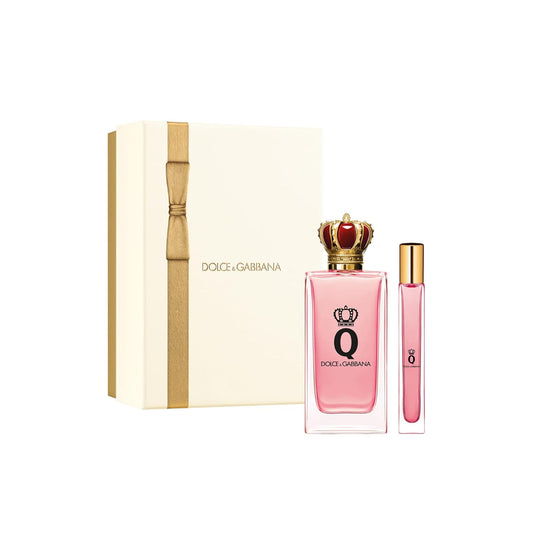 Dolce & Gabbana Q, Eau De Parfum Spray, For Women 3.4oz EDP and .34 Travel Spray Set