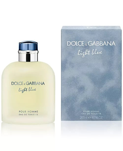 Dolce & Gabbana Light Blue Cologne for Men Eau De Toilette Spray 6.7 oz