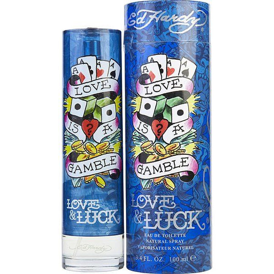 Ed Hardy Love And Luck Gamble By Ed Hardy 3.4oz Eau De Toilette For Men