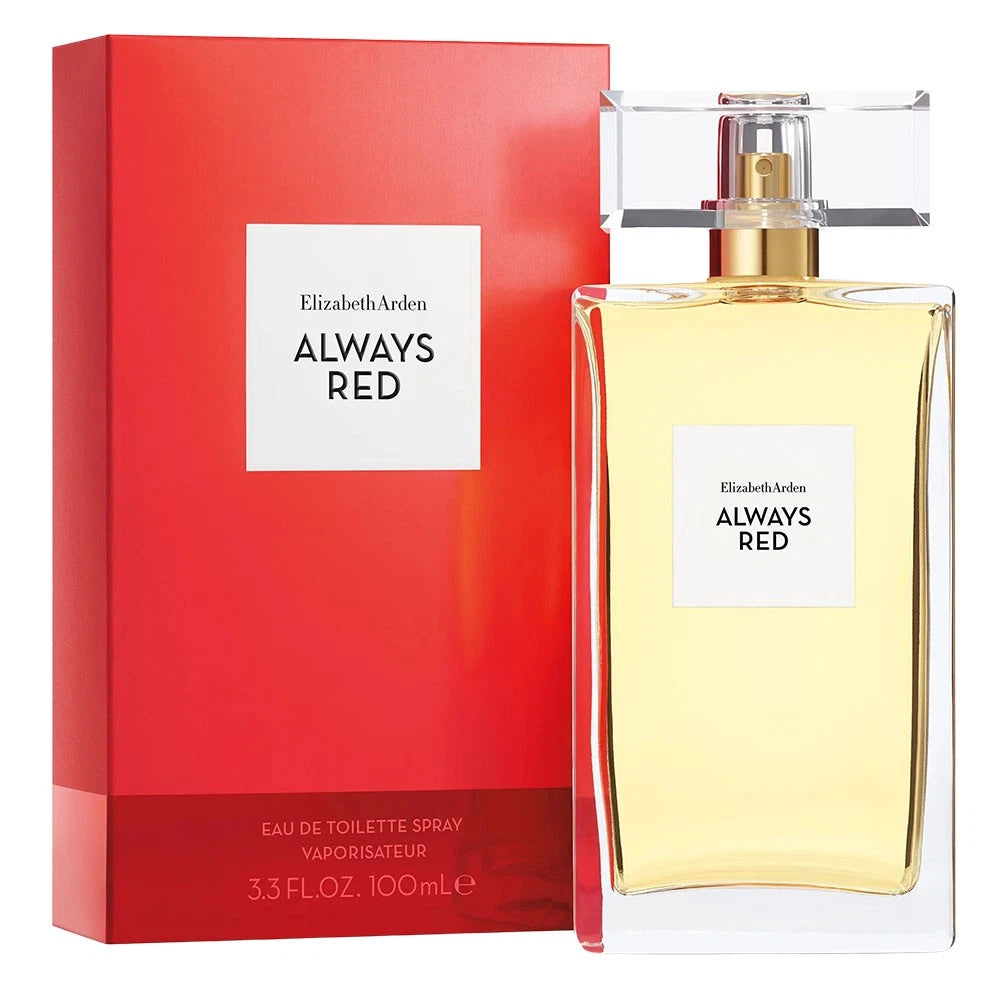 Elizabeth Arden Always Red Eau De Toilette For Women 3.4oz