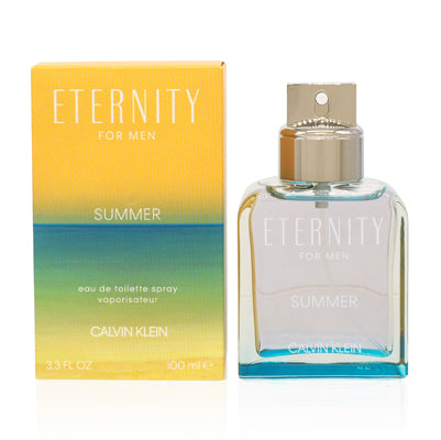 Calvin Klein Eternity Summer Men Eau de Toilette Spray 3.4 OZ for Men