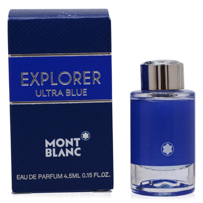 Montblanc Explorer Ultra Blue Edp for Men, 0.15 oz (5 ml)