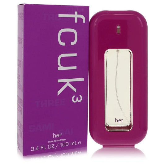 French Connection FCUK 3 Eau De Toilette Spray 3.4 oz Women