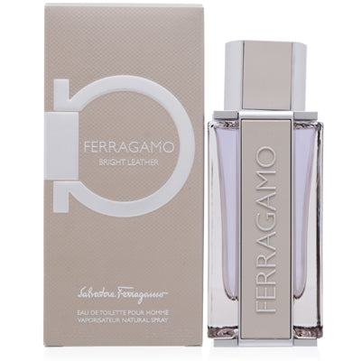 Salvatore Ferragamo Ferragamo Bright Leather Eau de Toilette Spray for Men, 3.4 oz (100 ml)